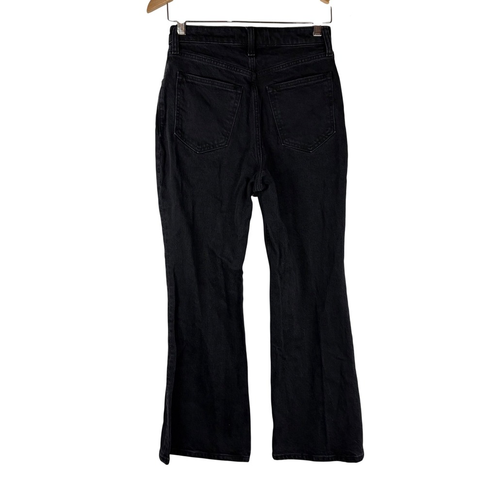 Abercrombie & Fitch Curve Love Vintage Flare High Rise Black Jeans 27 4XS - Picture 6 of 8